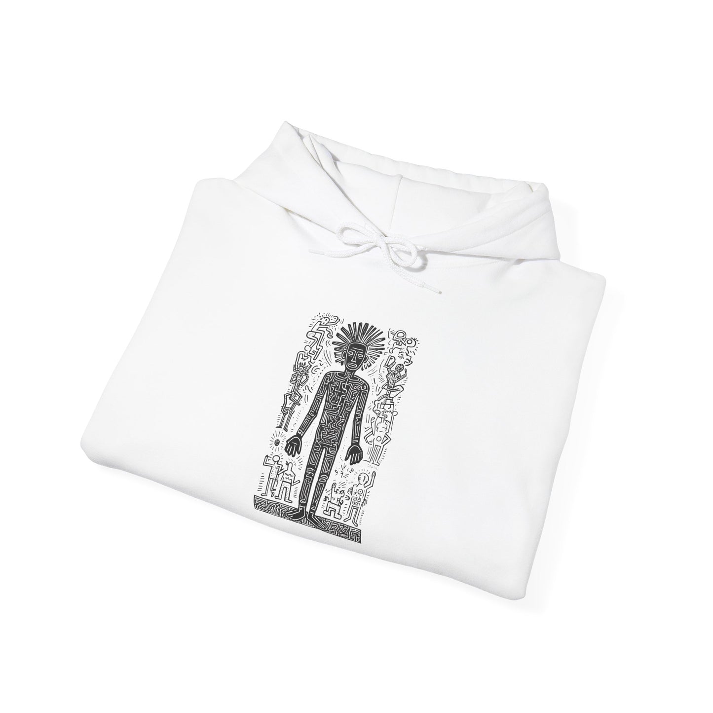 Keith-Basquiat Pop Art Hooded Sweatshirt 003