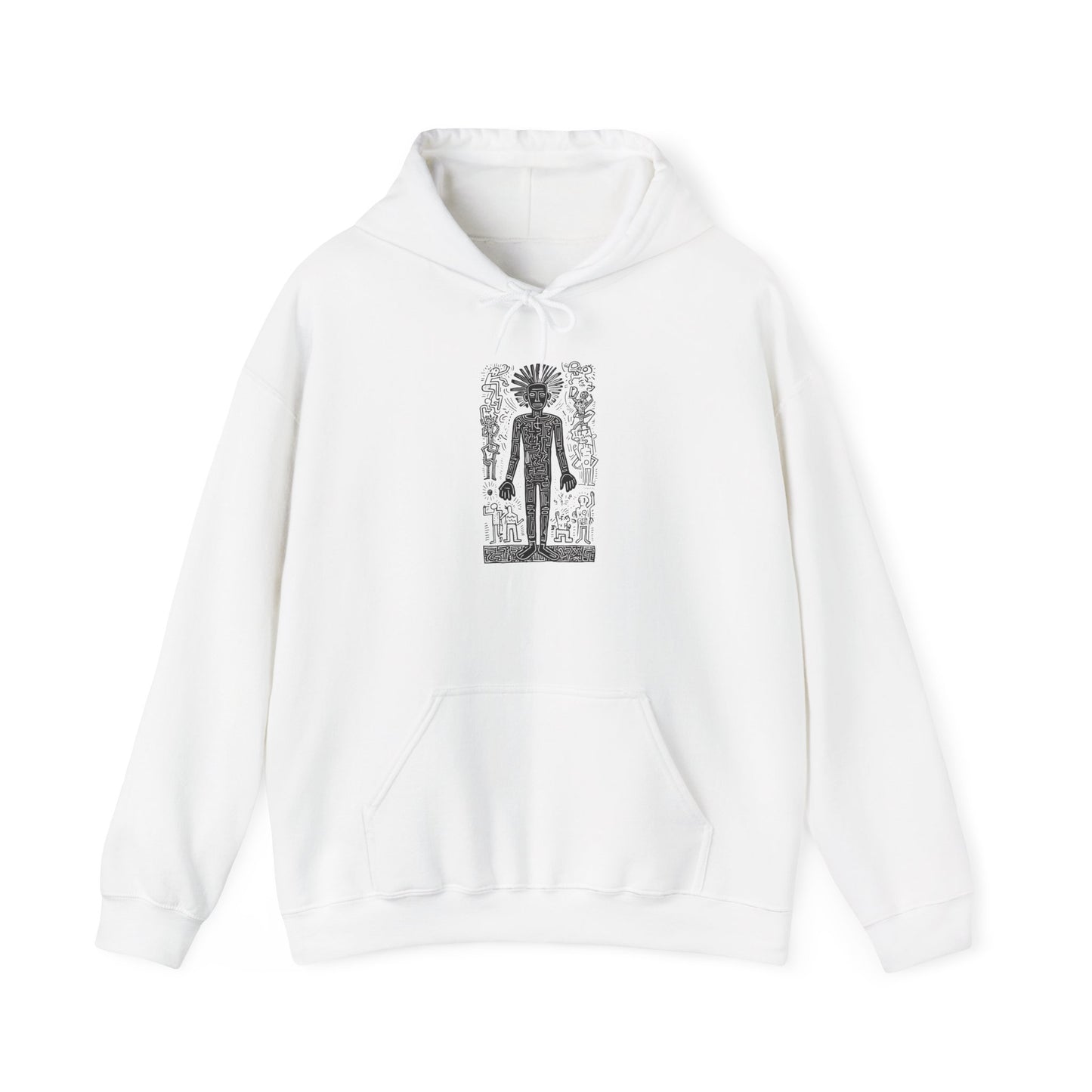 Keith-Basquiat Pop Art Hooded Sweatshirt 003