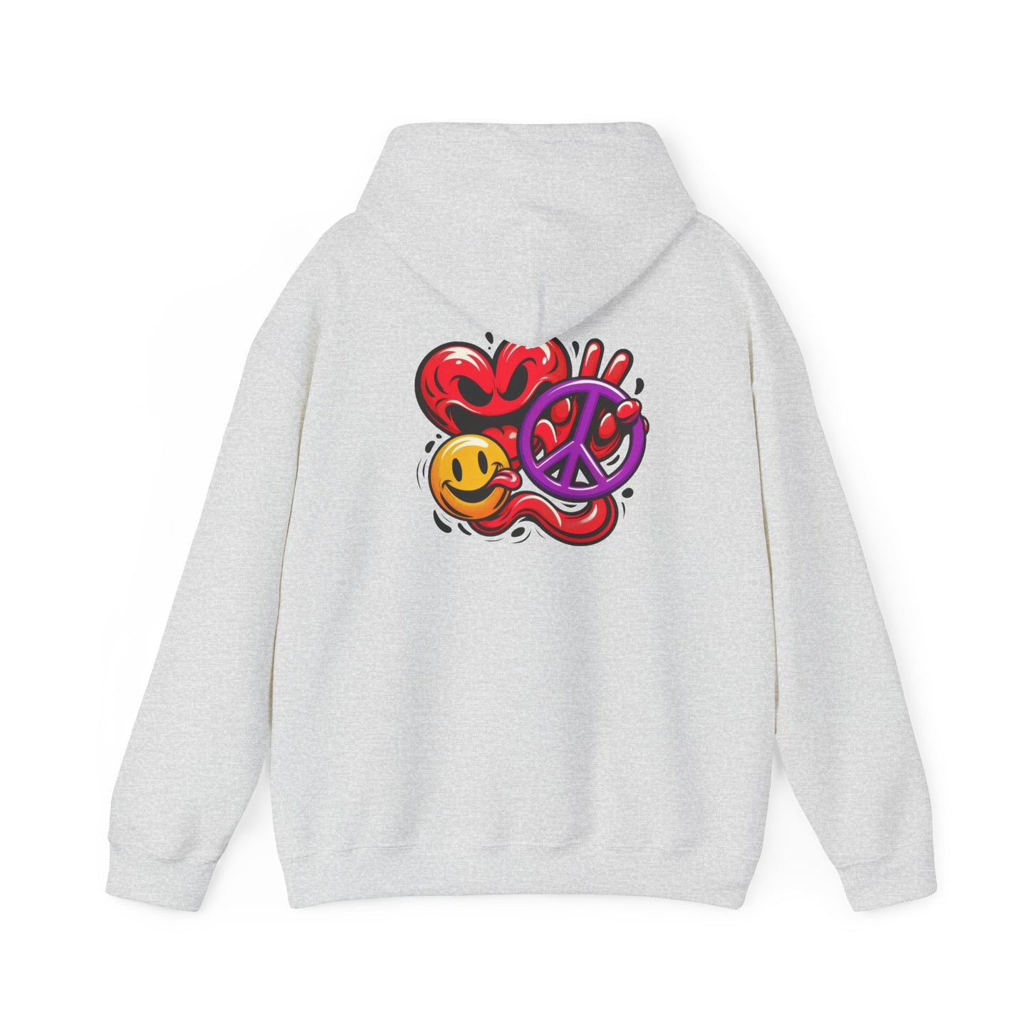Love Peace and Happiness Hooded Sweatshirt 002