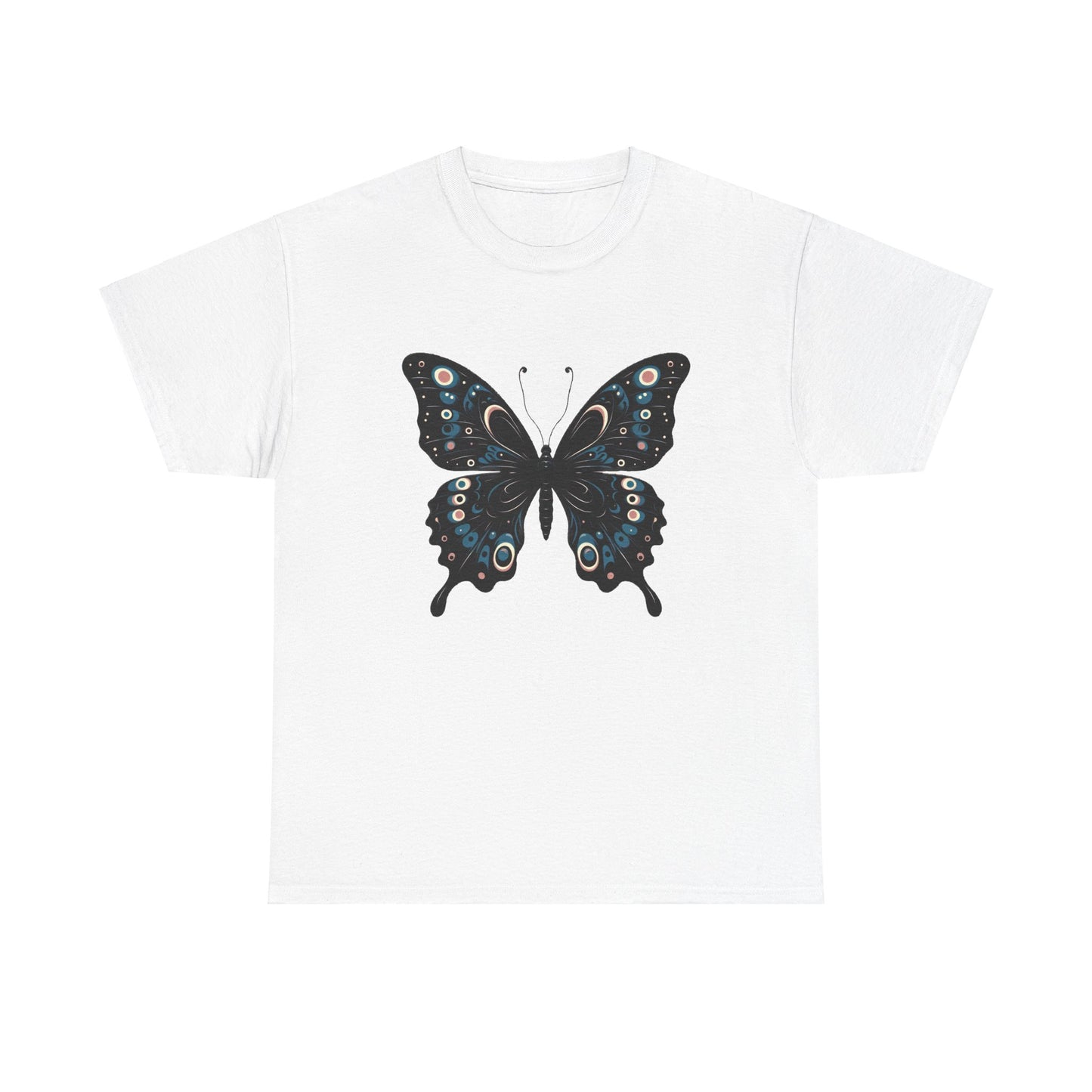 Black Butterfly Cotton Tee