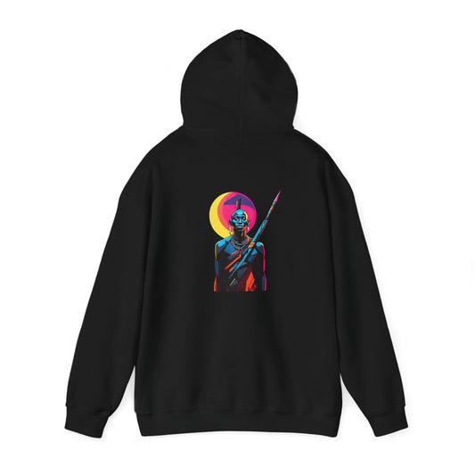 Neon Warrior Hooded Sweatshirt