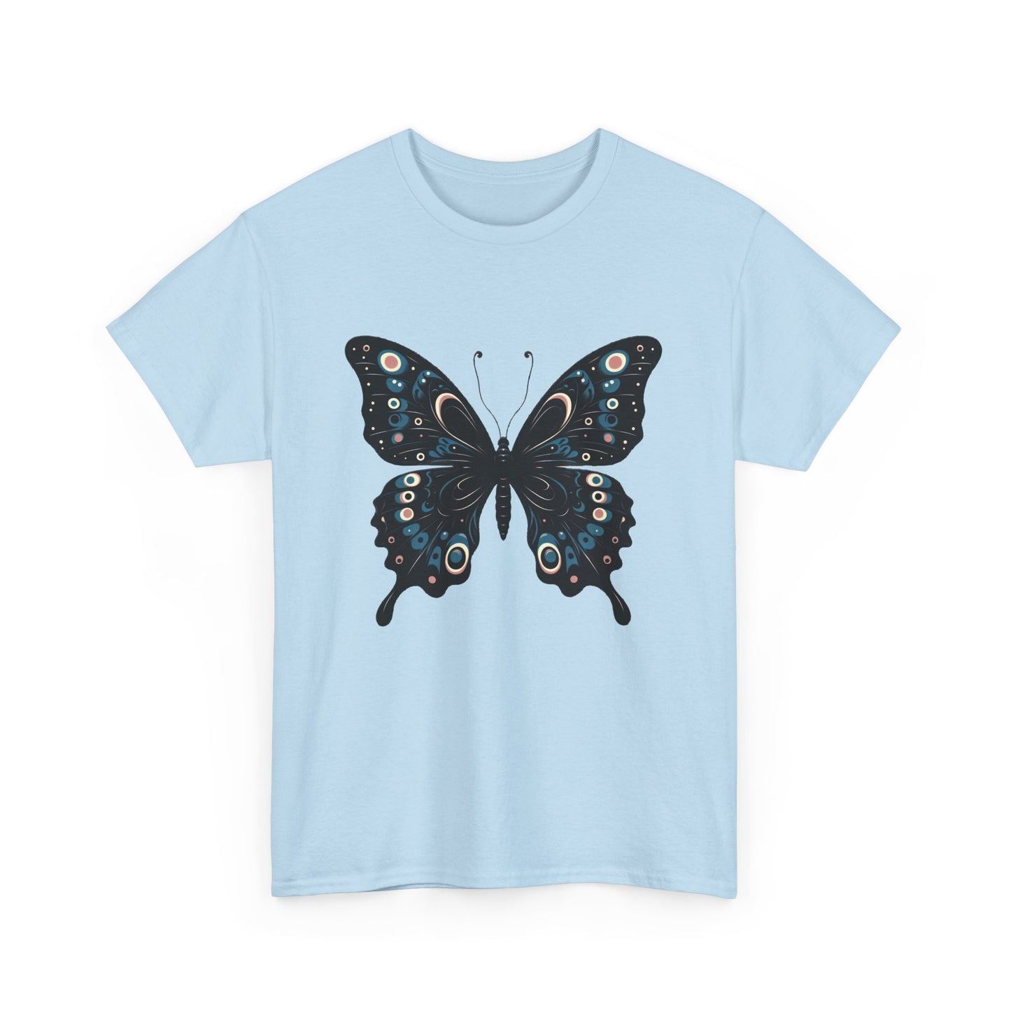 Black Butterfly Cotton Tee