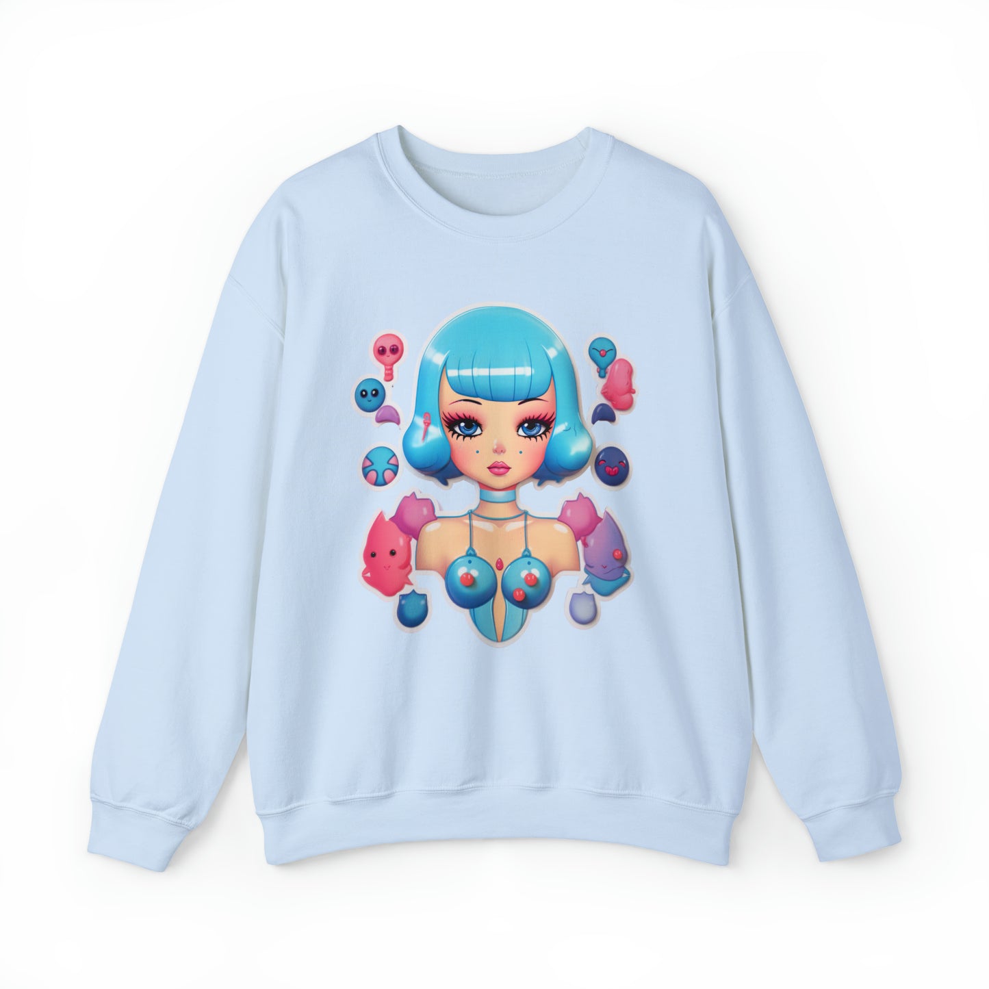 Blue Diamondz Sweatshirt by BodyMod (#001)