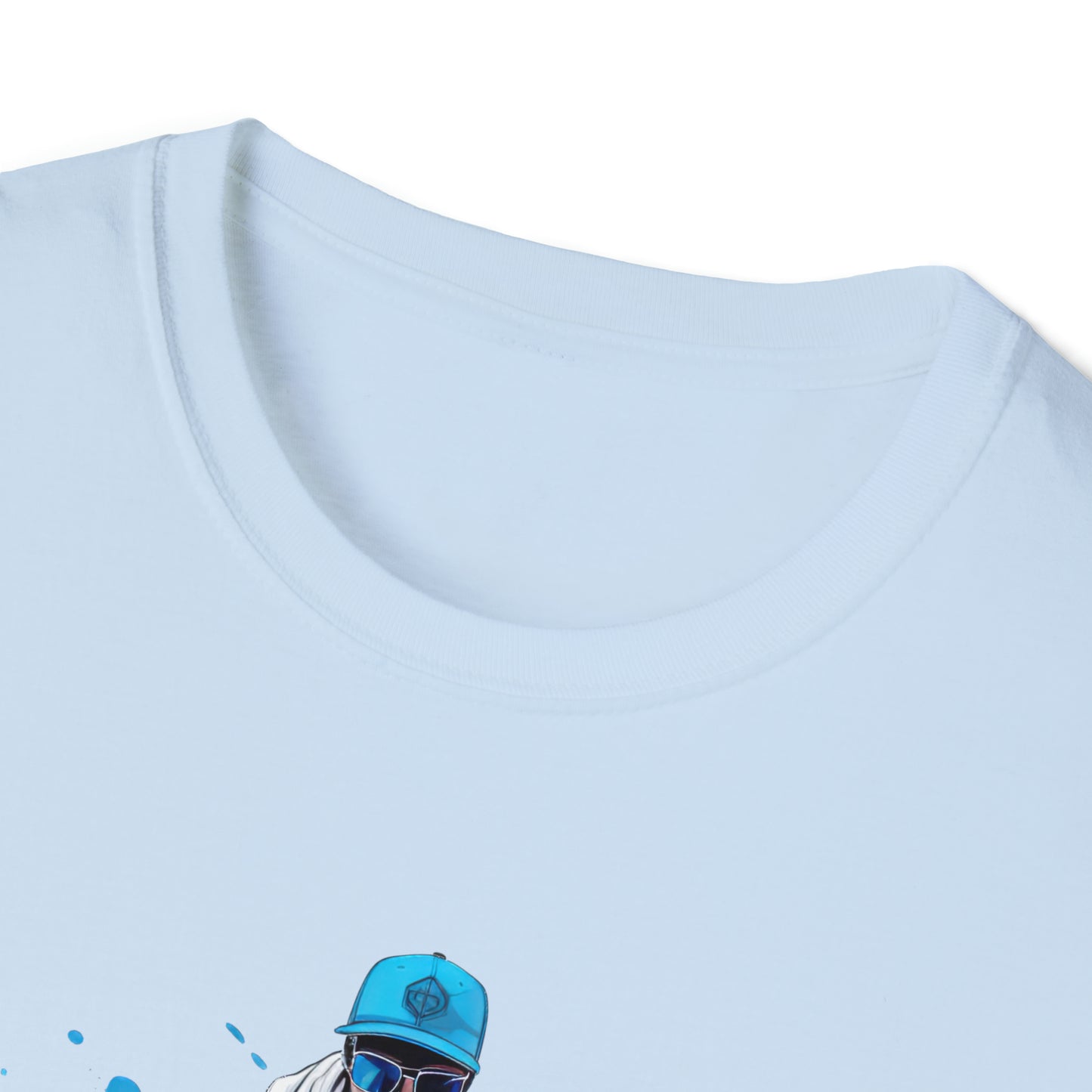 Fresh Pavement T-Shirt (Blue_White#001)