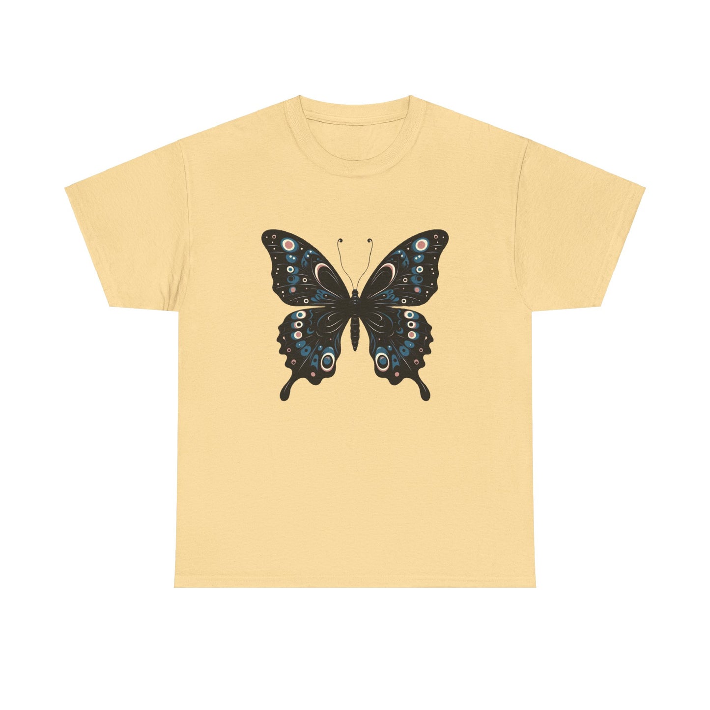 Black Butterfly Cotton Tee