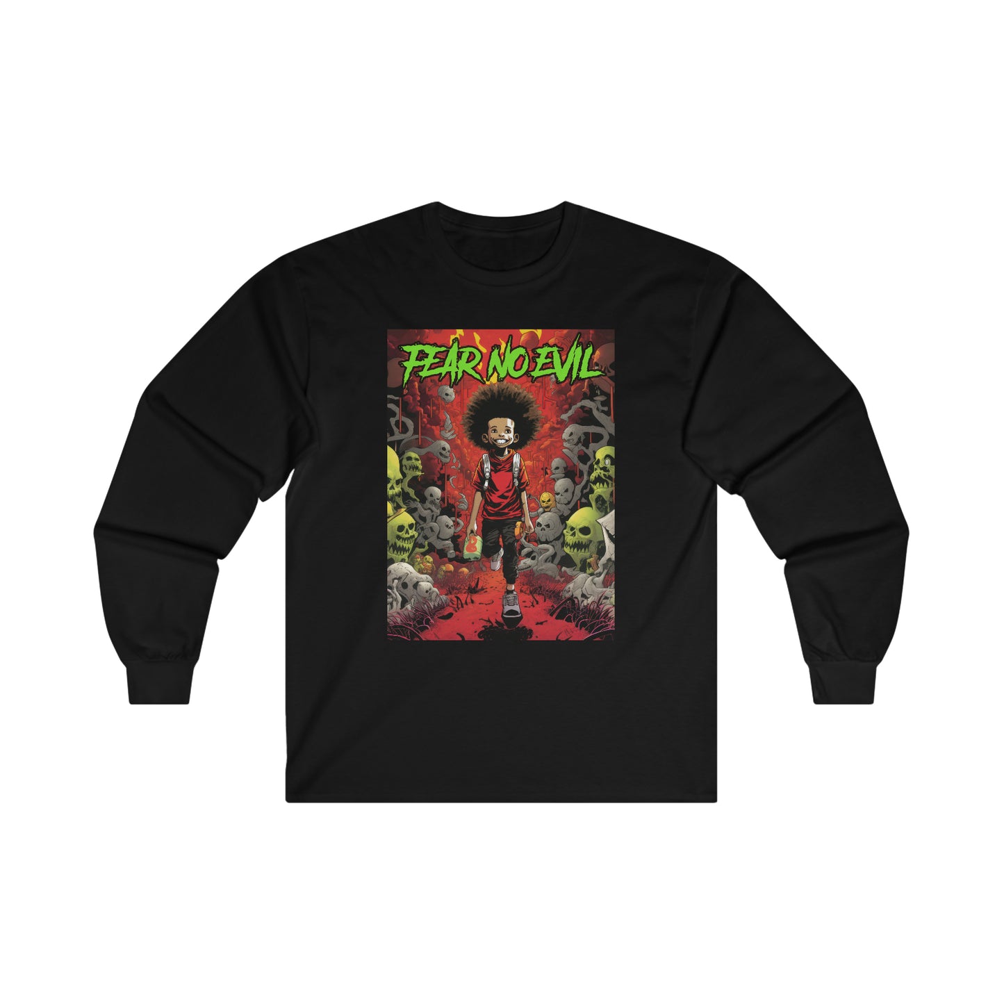 Fear No Evil Long Sleeve T-Shirt (001) FNE