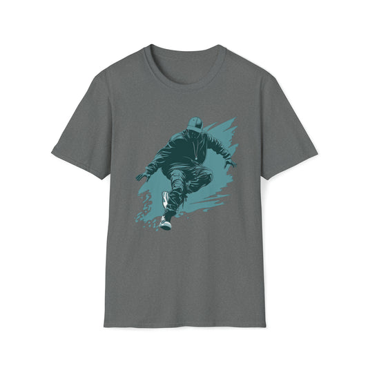 Fresh Pavement  T-Shirt (Black_Teal)