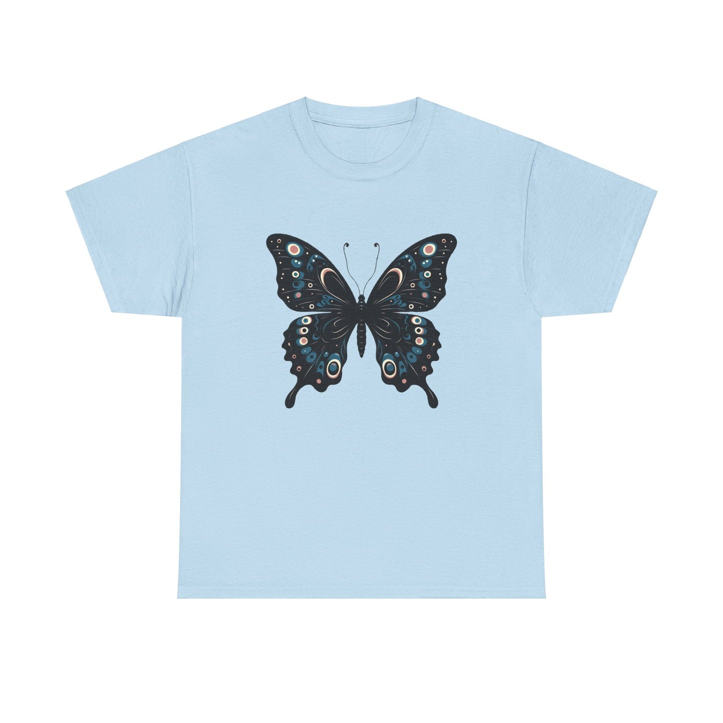 Black Butterfly Cotton Tee