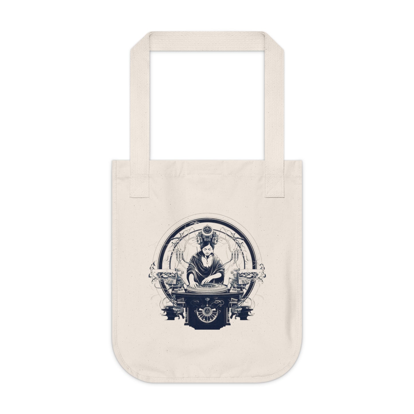 God is a DJ Canvas Tote Bag (#007)