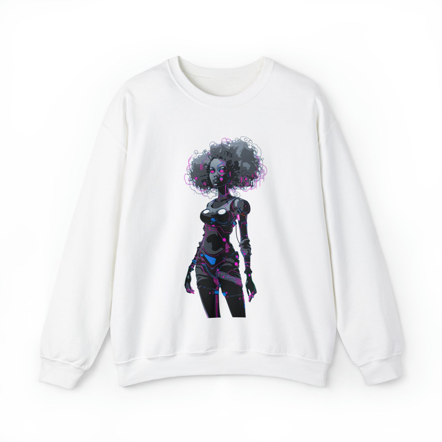 Electric Glitch Crewneck Sweatshirt