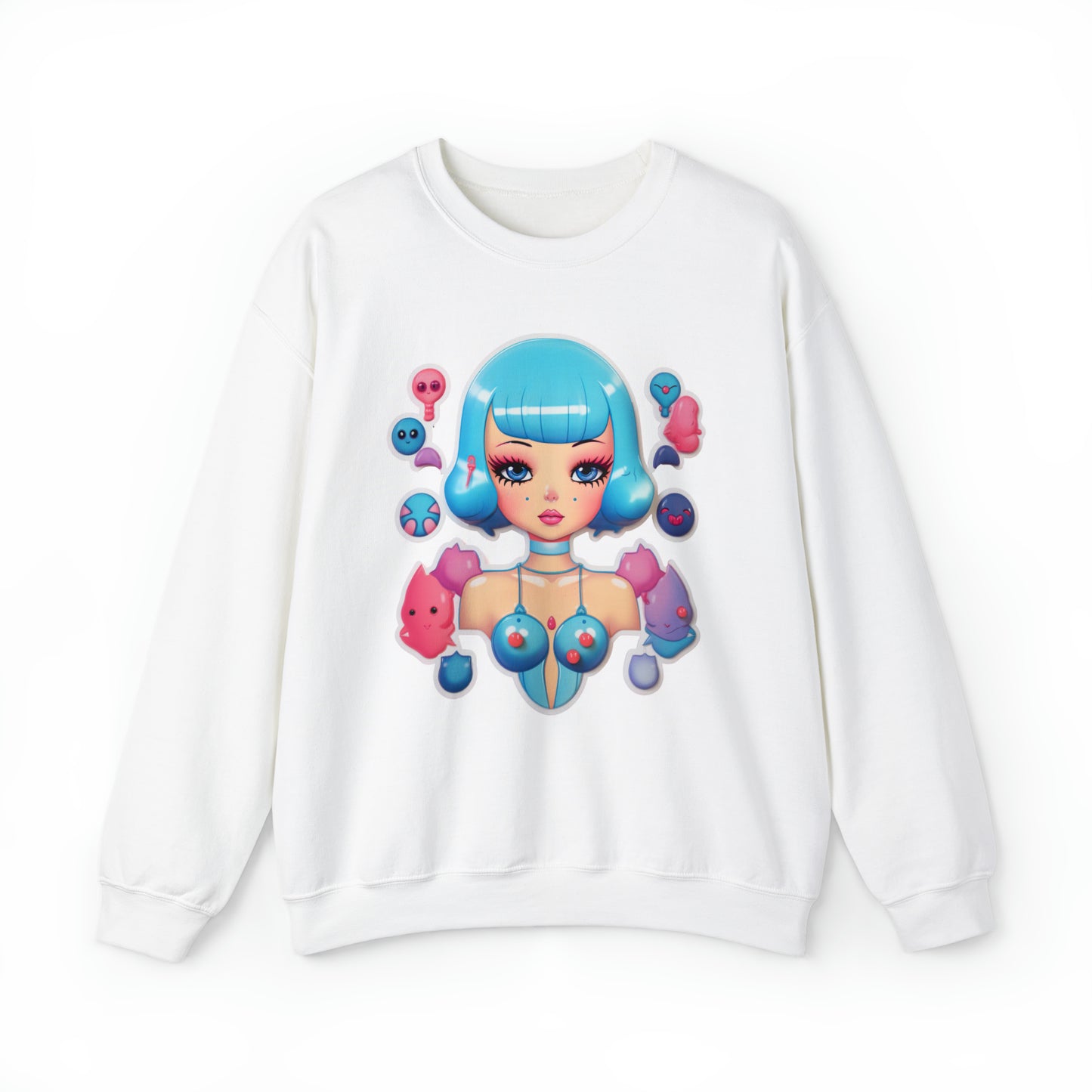 Blue Diamondz Sweatshirt by BodyMod (#001)