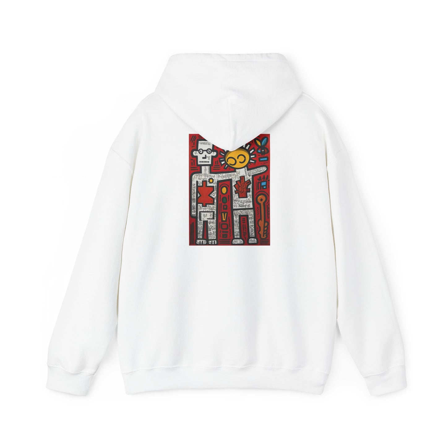 Keith-Basquiat Pop Art Hooded Sweatshirt 002