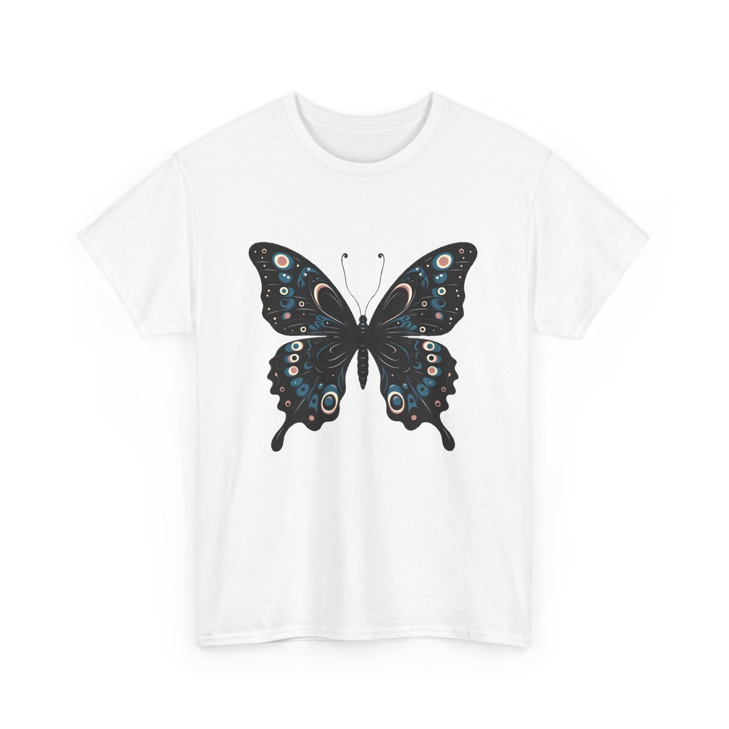 Black Butterfly Cotton Tee