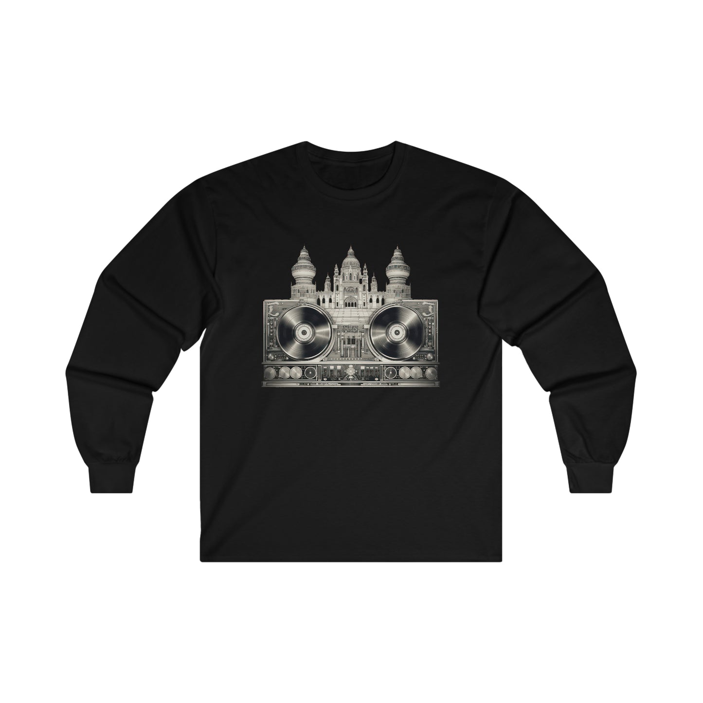 God is a DJ, Many Mansions Long Sleeve Tee (#001)