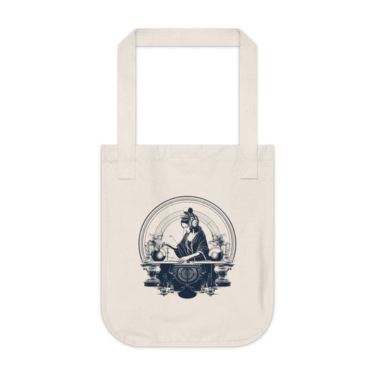 God is a DJ. Canvas Tote Bag (#008)