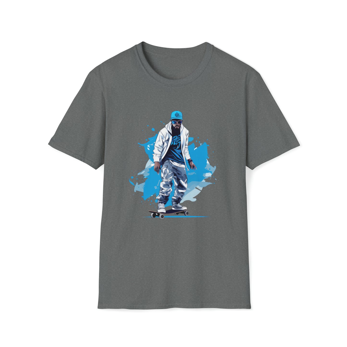 Fresh Pavement T-Shirt (Blue_White#001)