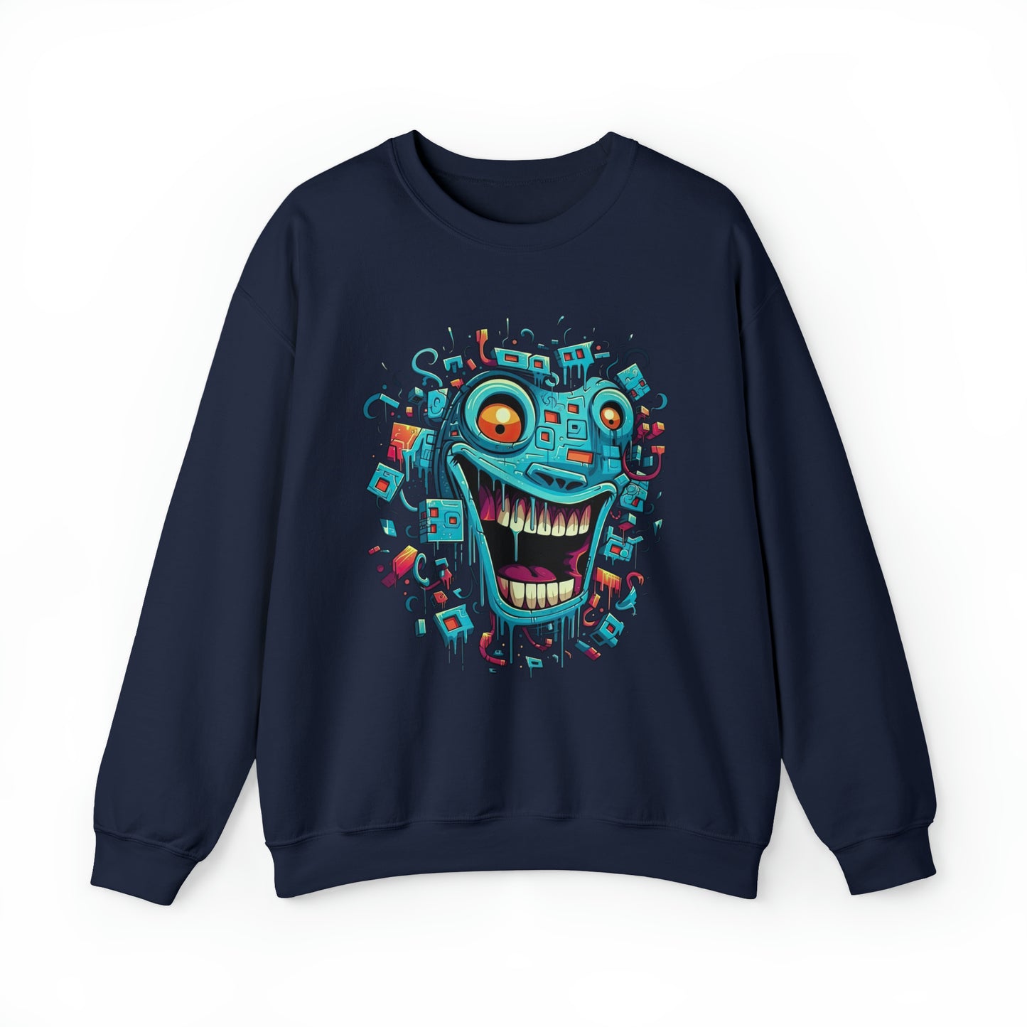 Primer Blue  - Black Obsidian Sweatshirt