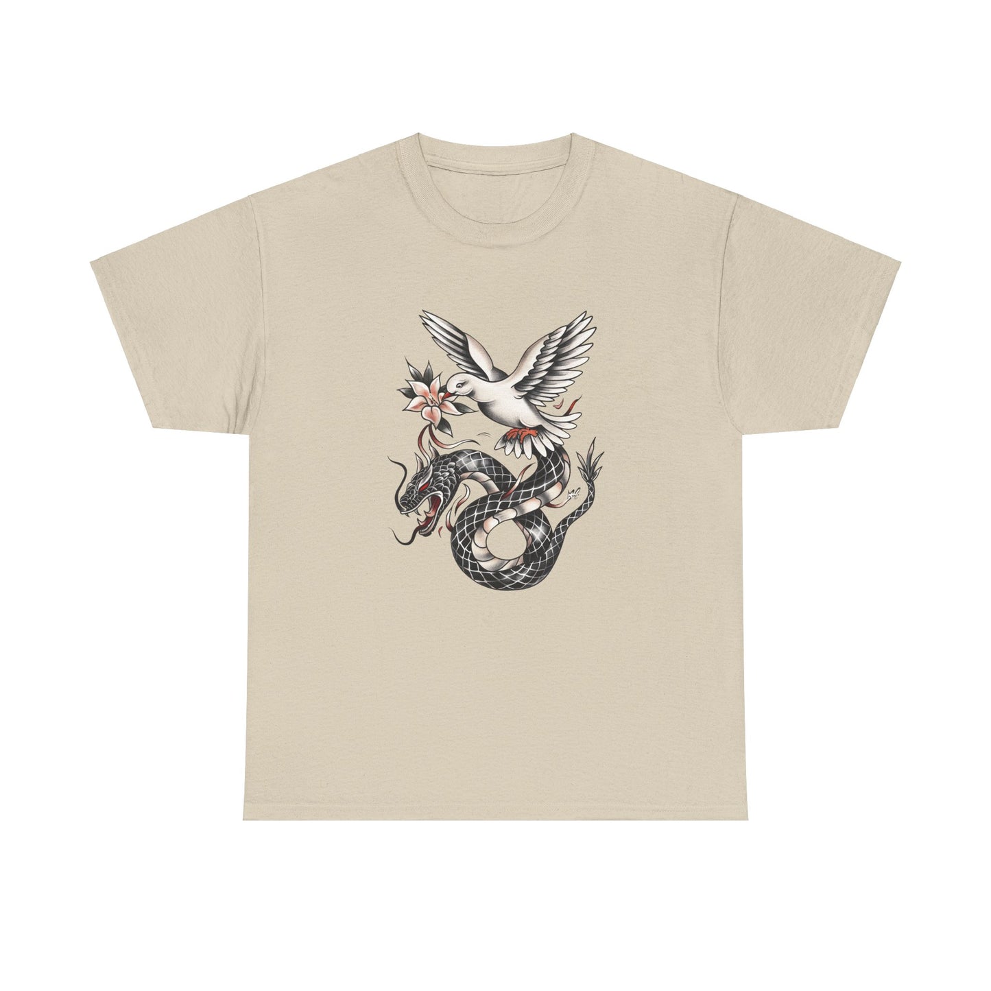 "Wise As Serpents Harmless As Doves" (WSHD) Heavy Cotton Tee 002