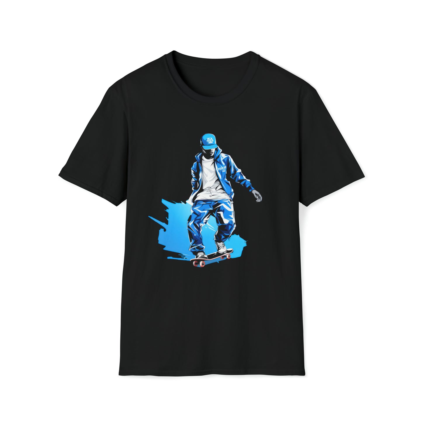 Fresh Pavement T-Shirt (Blue_White #002)