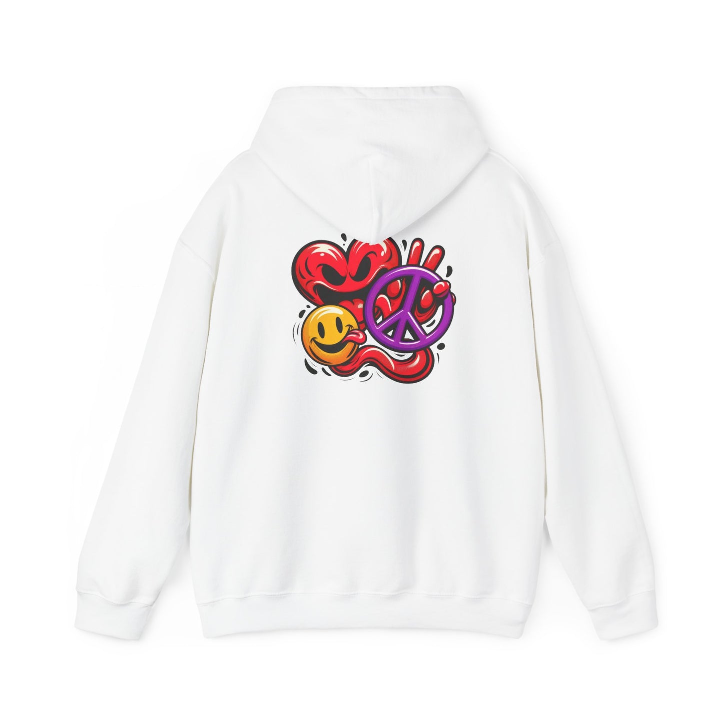 Love Peace and Happiness Hooded Sweatshirt 002