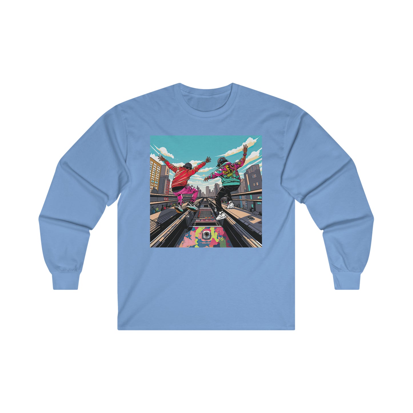 Sturdy on The A-Train Long Sleeve T-Shirt (002)