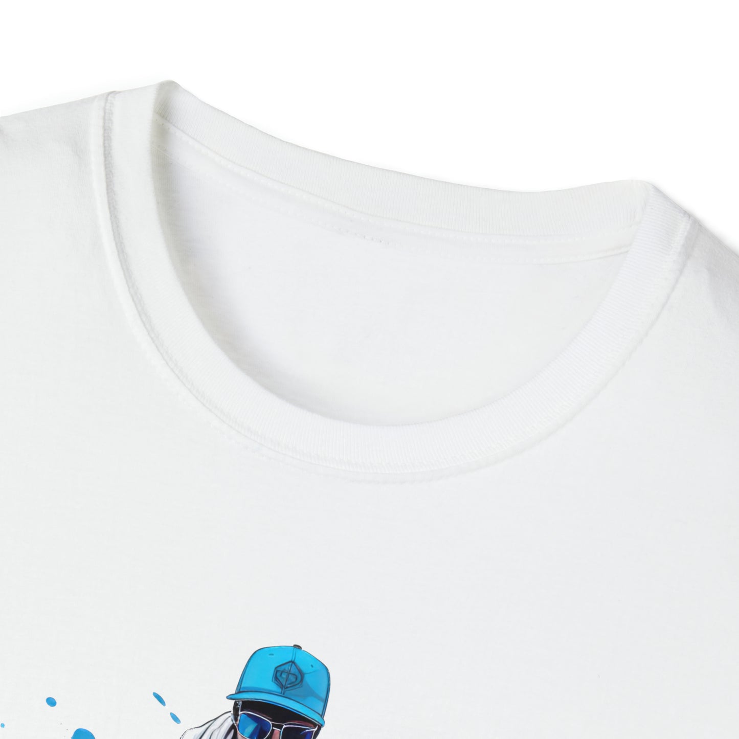 Fresh Pavement T-Shirt (Blue_White#001)