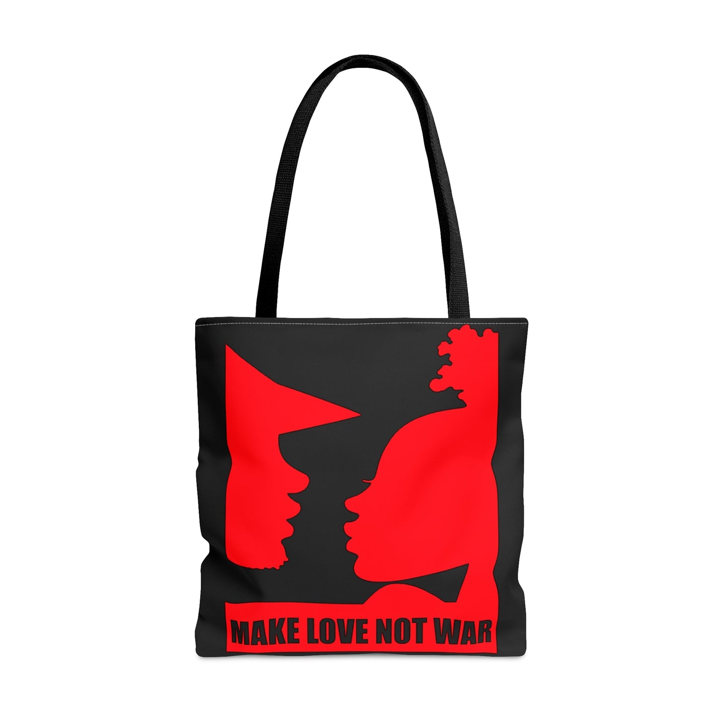 Make Love Not War Designer Tote Bag