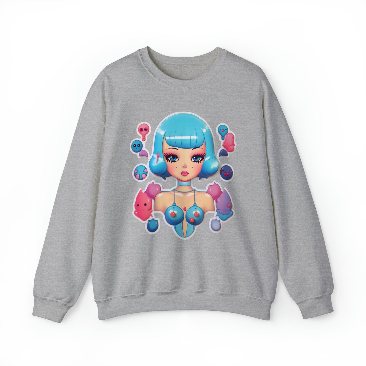 Blue Diamondz Sweatshirt by BodyMod (#001)