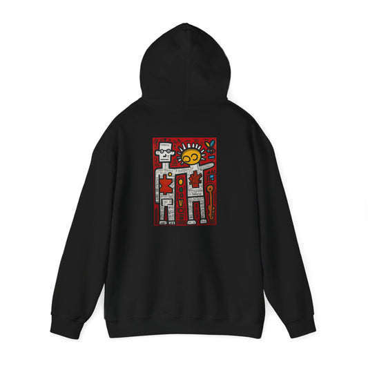 Keith-Basquiat Pop Art Hooded Sweatshirt 002