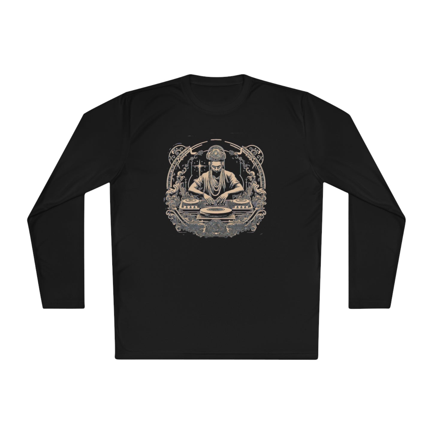 God is a DJ Long Sleeve T-Shirt 006