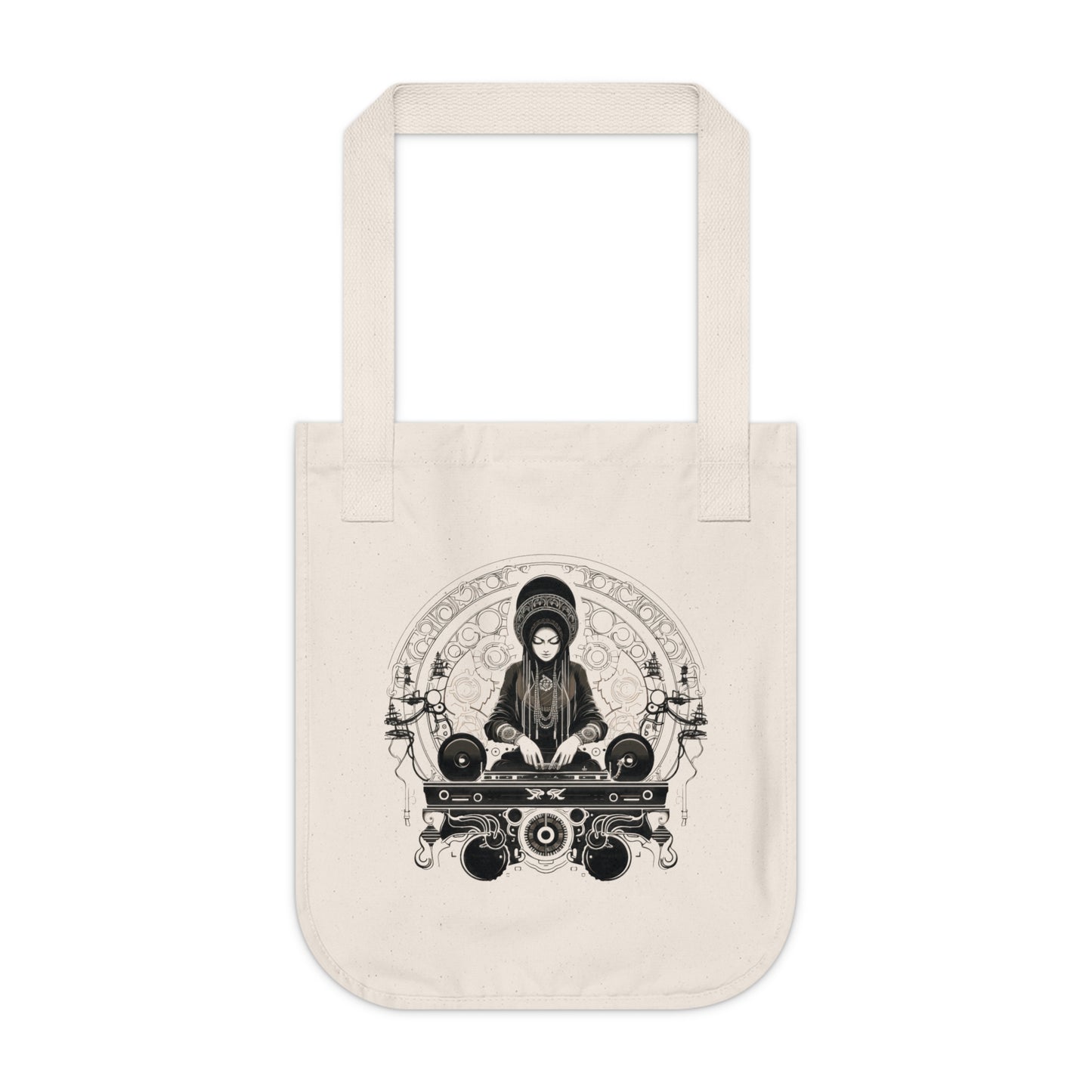 God is a DJ Canvas Tote Bag (#009)