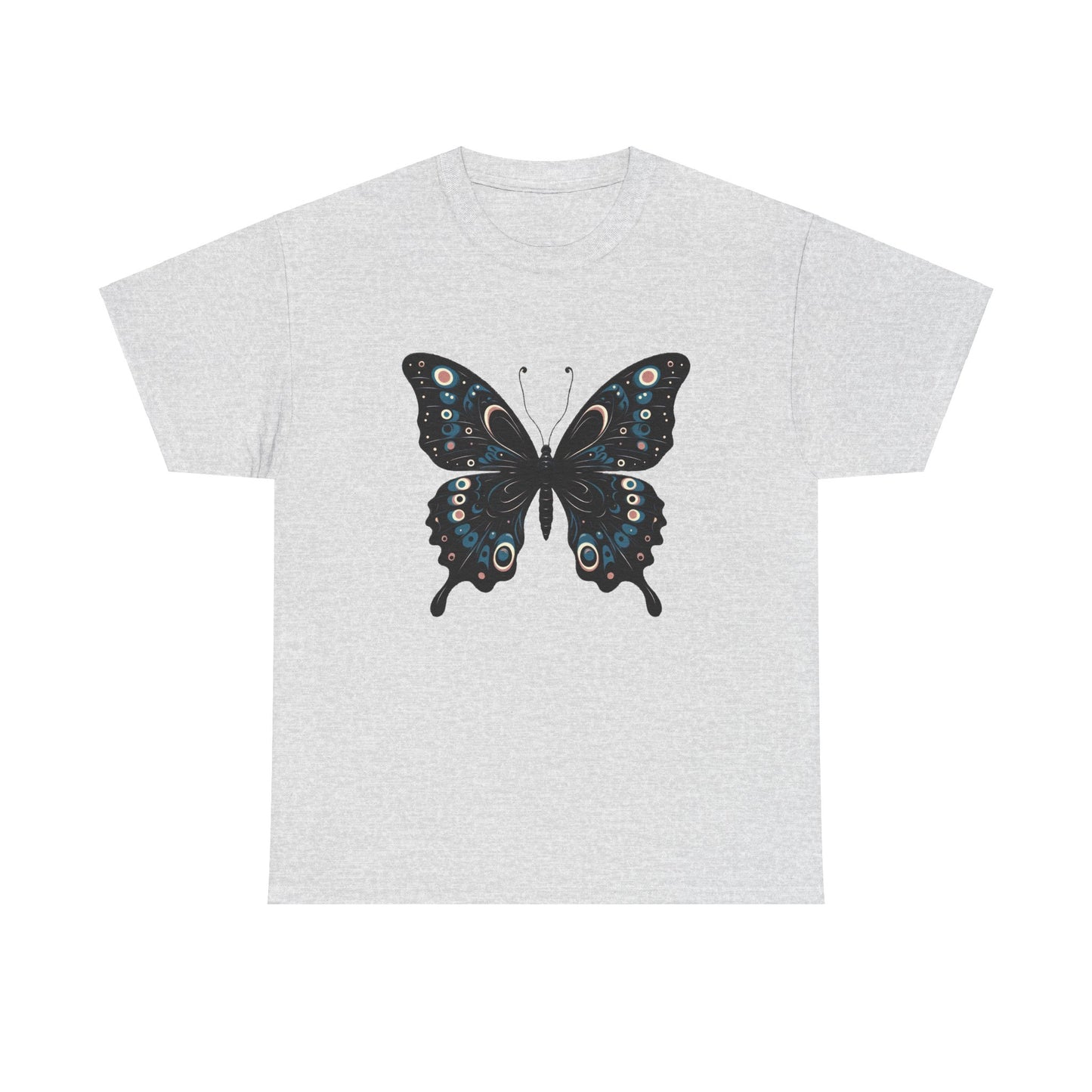 Black Butterfly Cotton Tee